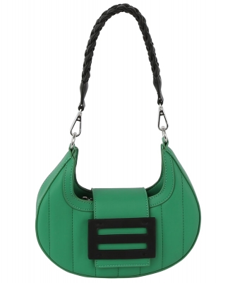 Candy Colorblock Shoulder Bag LHU511 GREEN